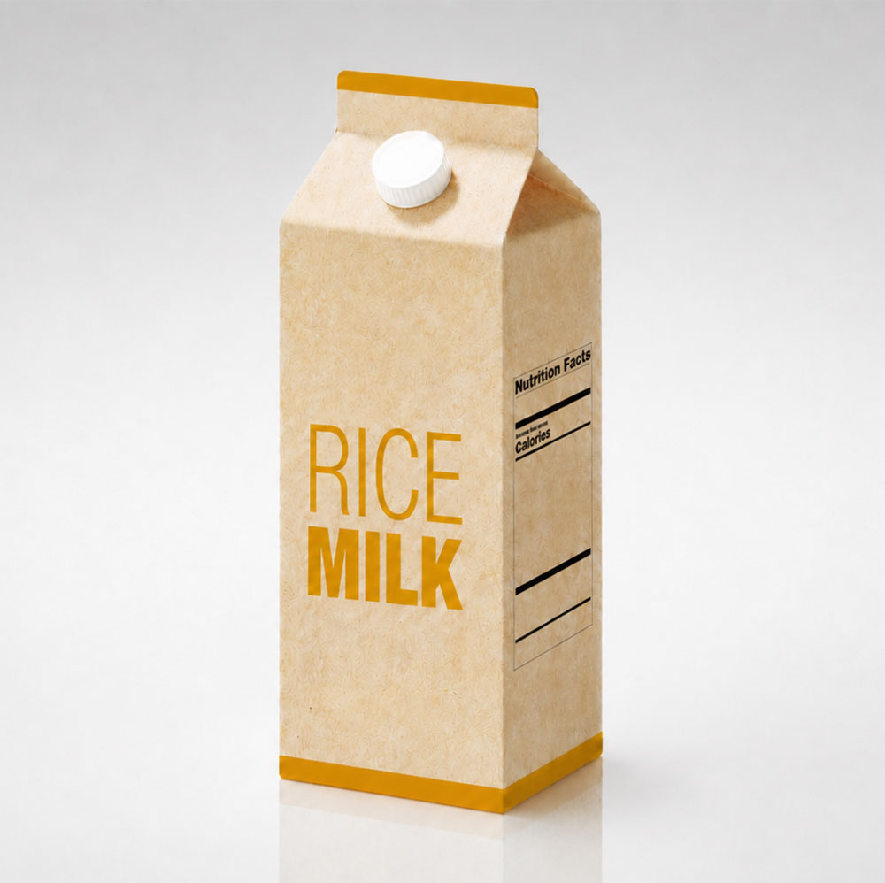 Made from milled rice and water